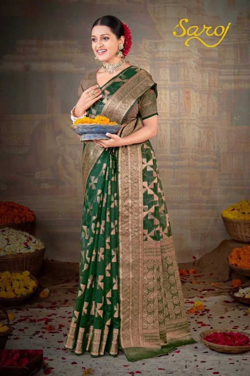 Marina Vol 4 Saroj Designer Jacquard Saree Collection