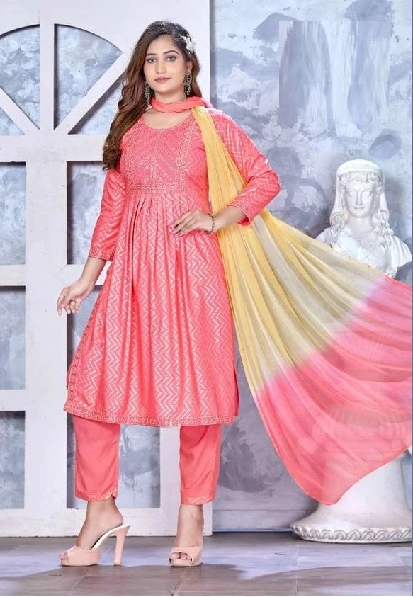 Rc Morpankh Vol 2 Nayra Cut Anarkali Kurti Collection