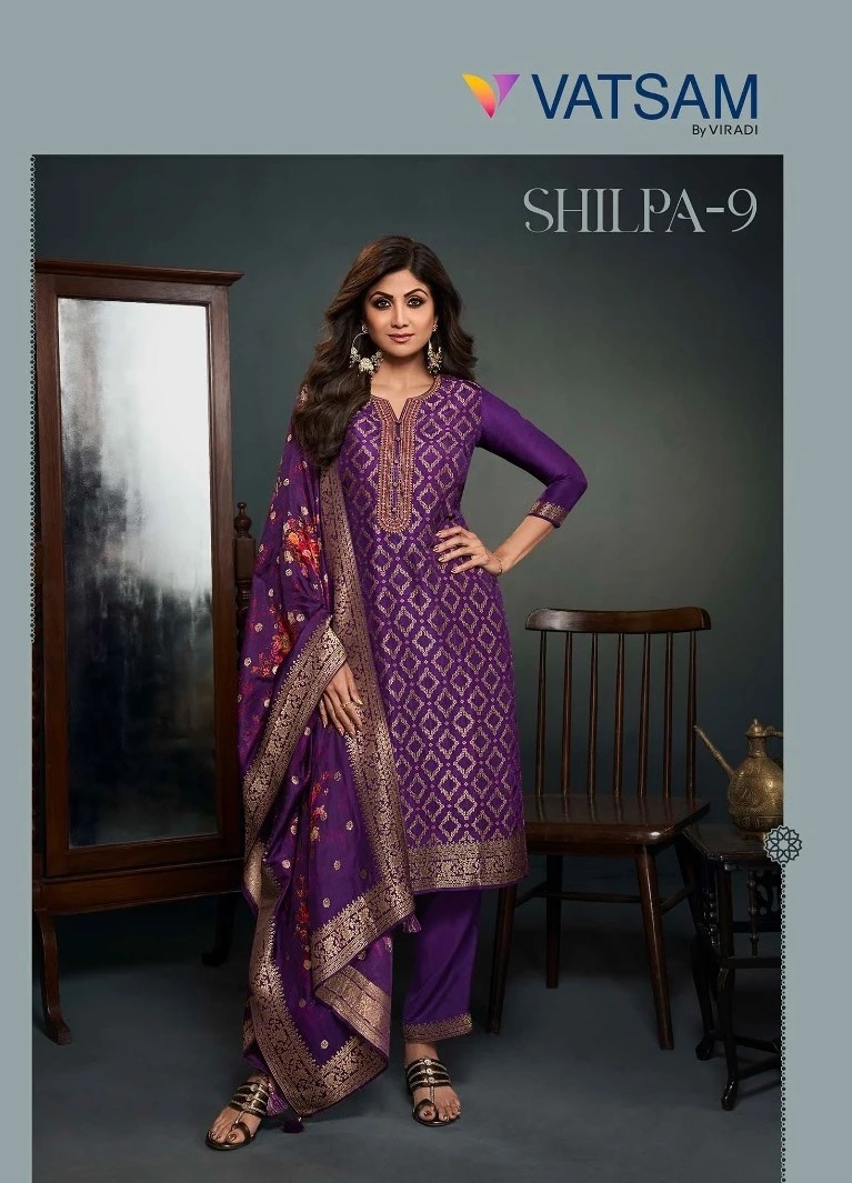 Vatsam Vol 9 Shilpa Bollywood Kurti Pant With Dupatta Collection