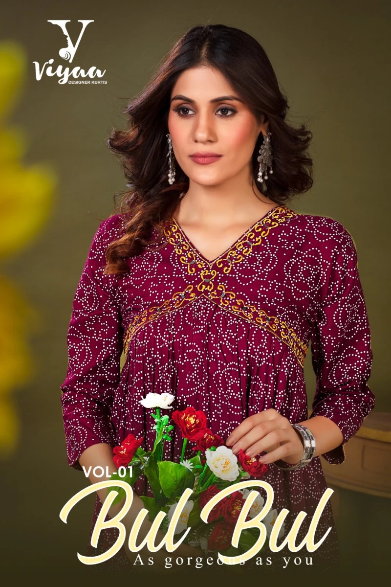Viyaa Bul Bul Alia Cut Long Kurti Collection