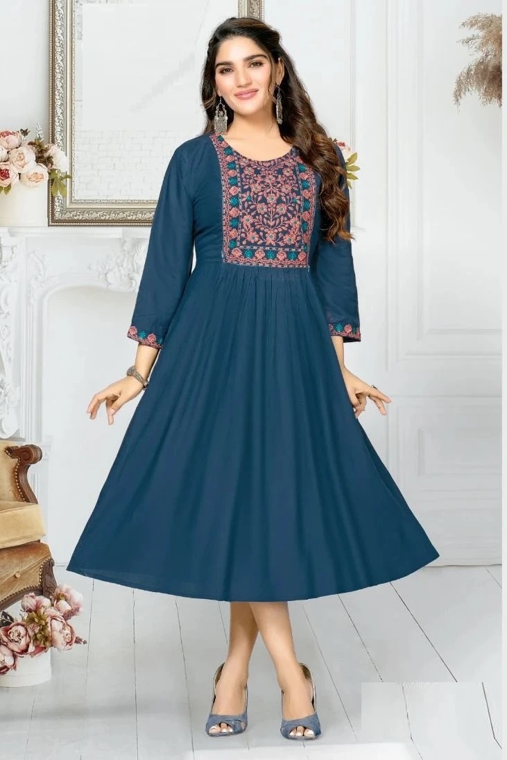 Mayra Kinjal 3 Stylish Ready Made Anarkali Kurti Collection
