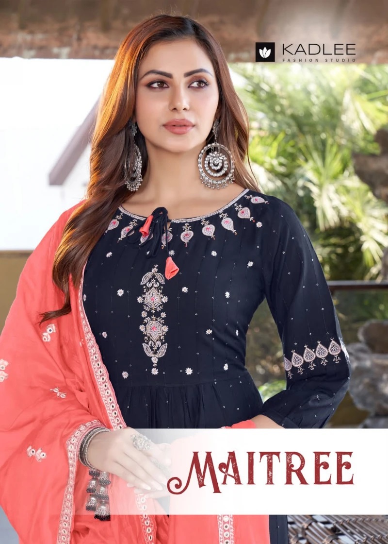 Kadlee Maitree Designer Kurti Pant With Dupatta Collection