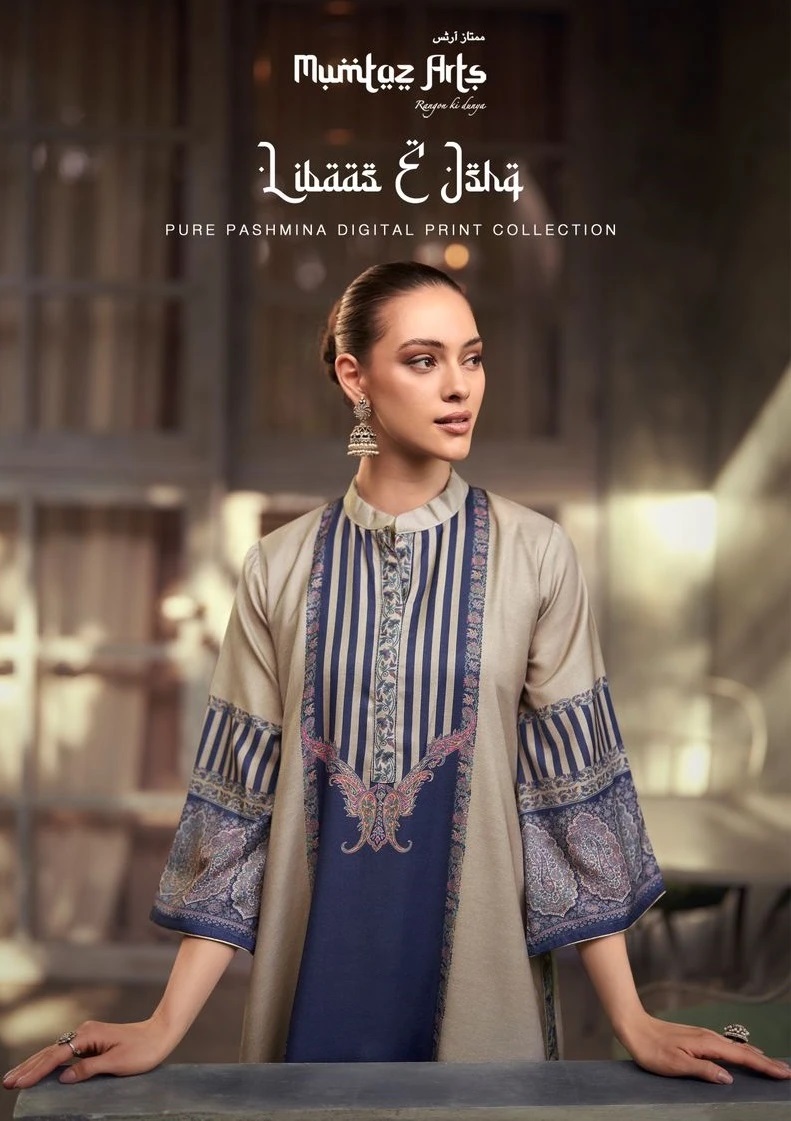 Mumtaz Libaas E Ishq Printed Pashmina Salwar Suits Collection