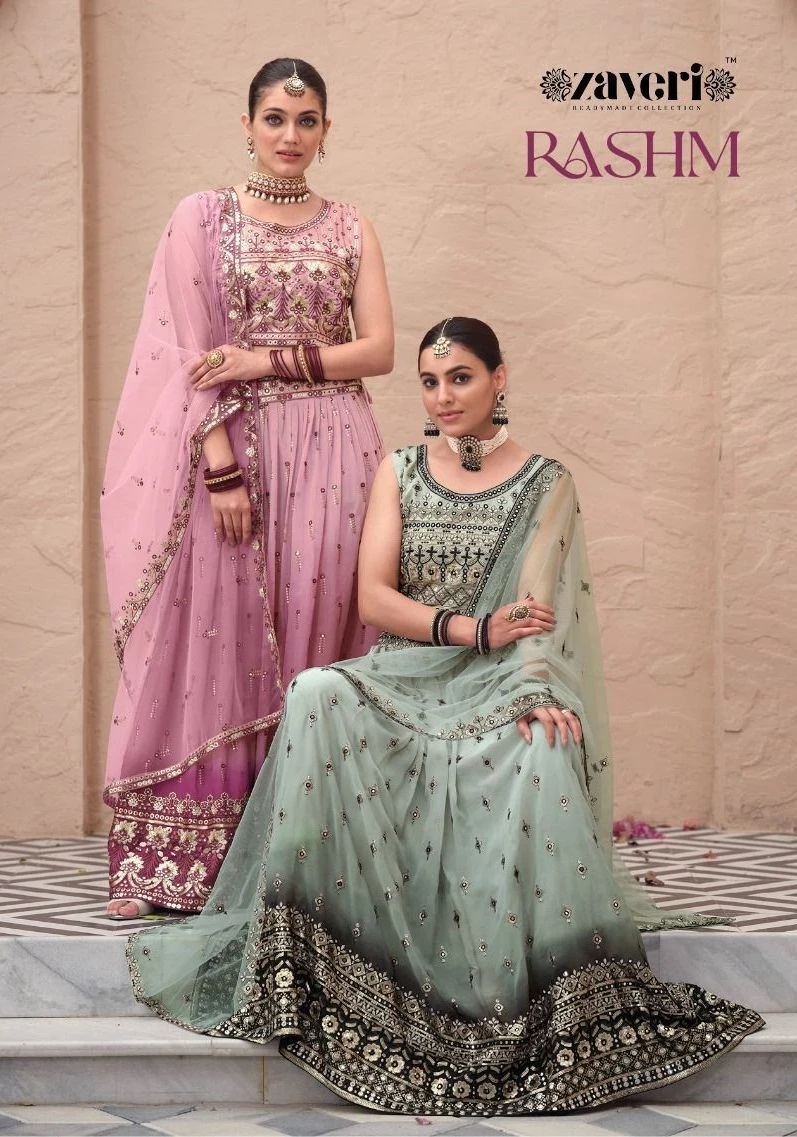 Rasham Zaveri Embroidery Designer lehnga Choli Collection