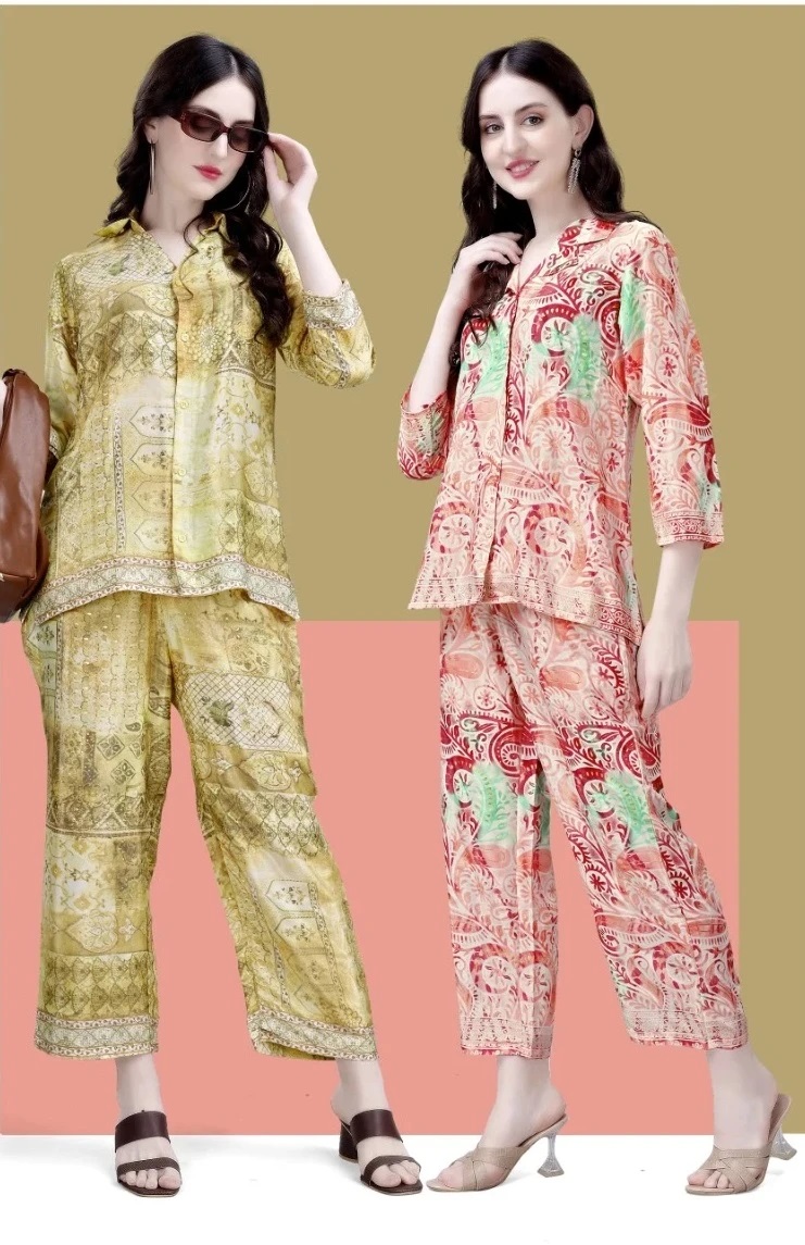Jelite Silk Co Ords Vol 2 Stylish Co Ord Set Collection