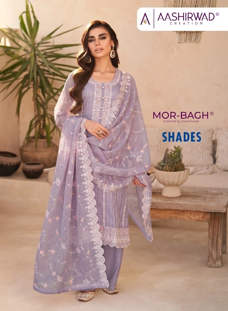 Aashirwad Mor Bagh Shades Designer Salwar Suits Collection