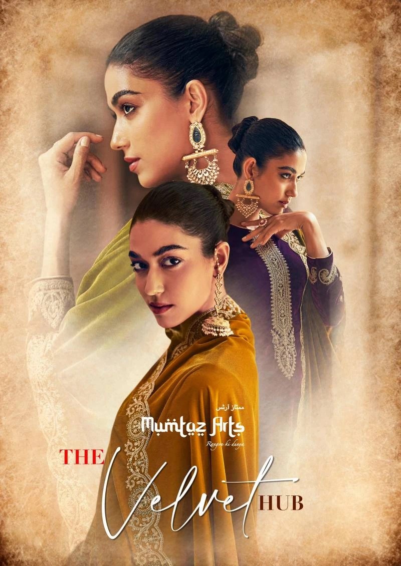 Mumtaz The Hub Velvet Designer Salwar Kameez Collection