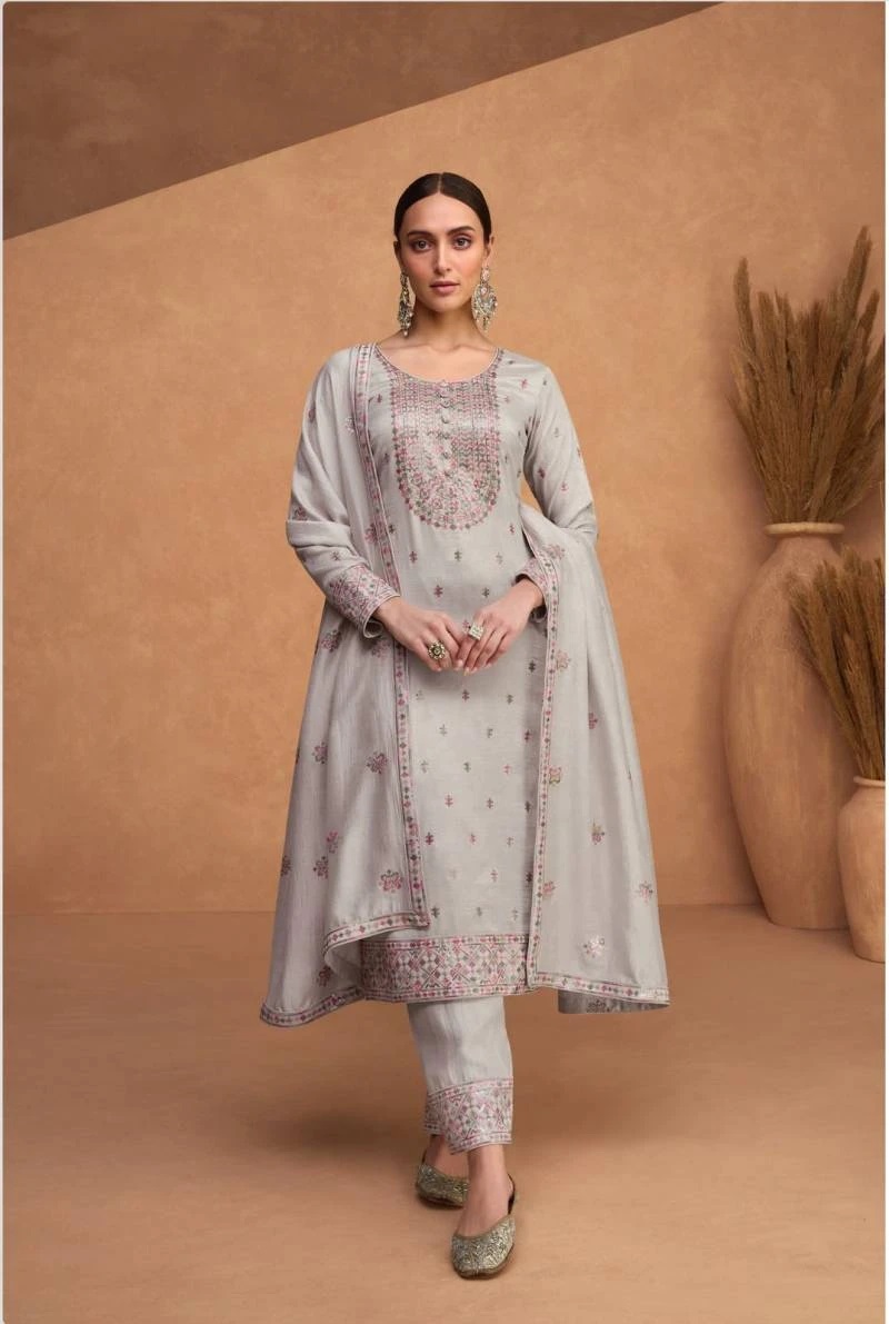 Resham 9500 To 9503 Designer Silk Salwar Suit Collection