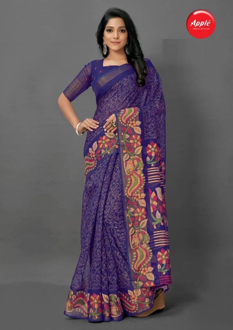 Apple Tanza Vol 7 Cotton Printed Saree Collection