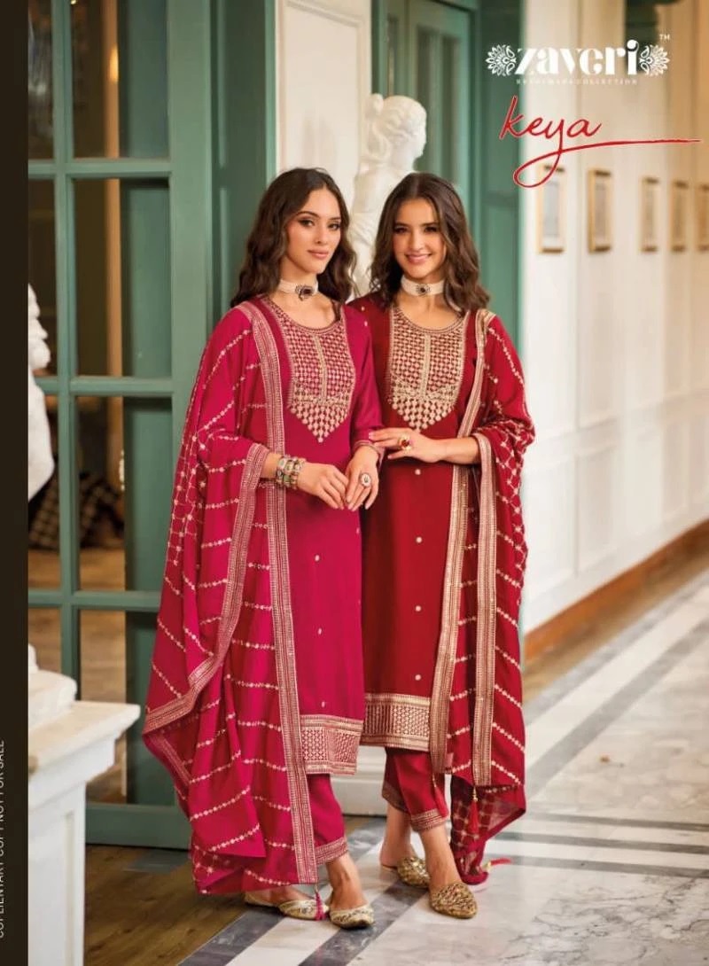 Zaveri Keya Enbroidery Ready Made Kurti Wholesale