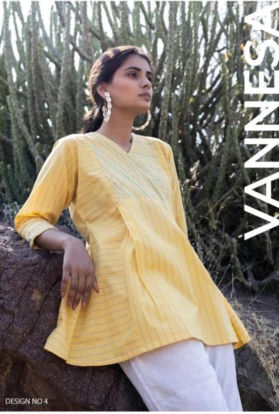 100 Miles Vannesa Pure Cotton Stylish Top Collection