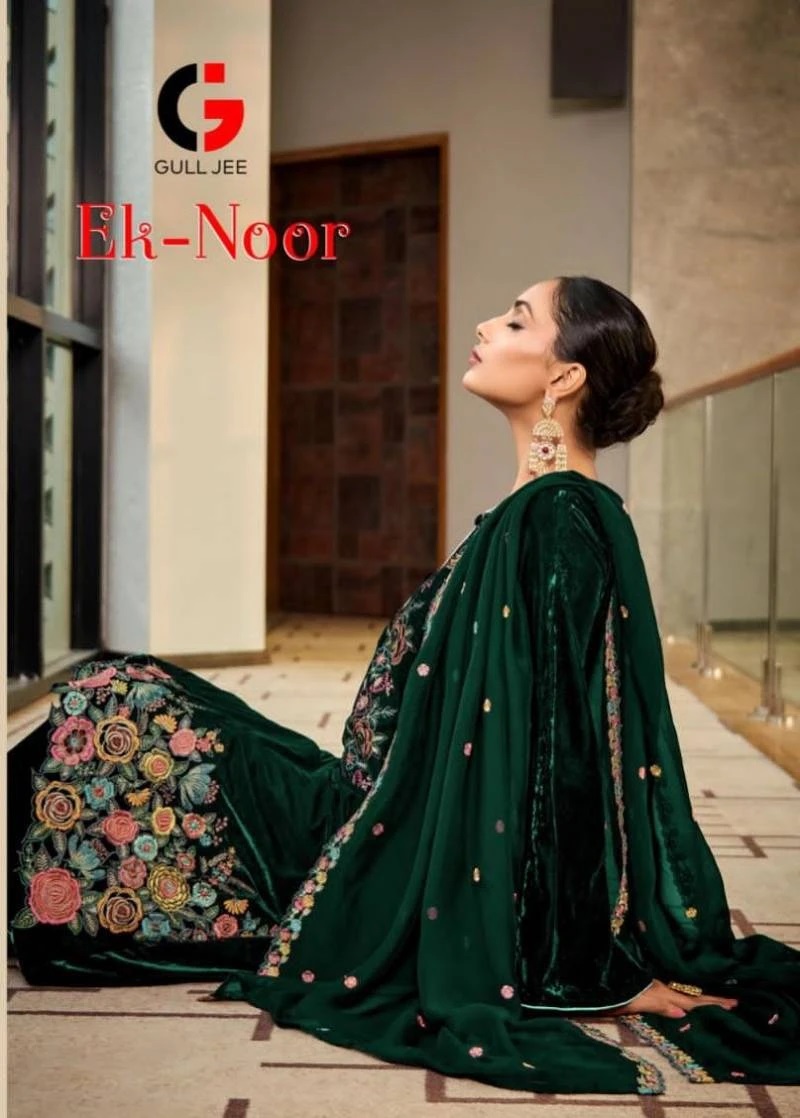 Gull Jee Ek Noor 16001-16004 Designer Valvet Suit Collection