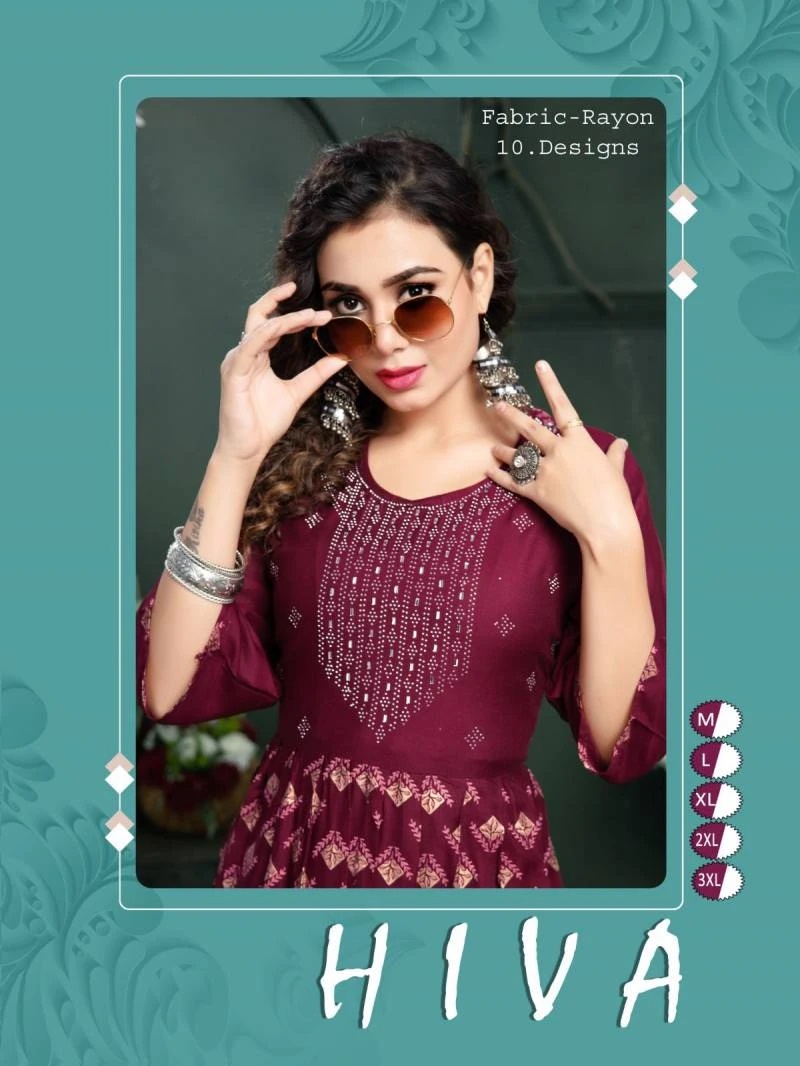 Trendy Hiva Vol 2 Designer Long Kurti Collection