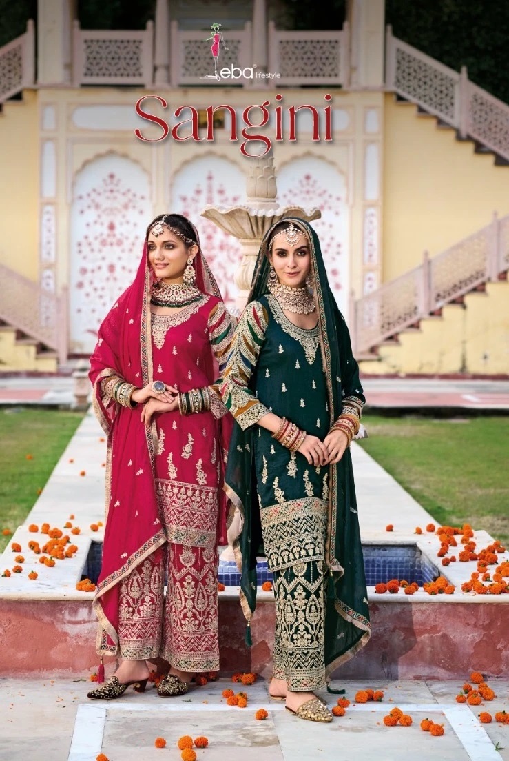 Eba Sangini Heavy Embroidery Work Designer Salwar Suit