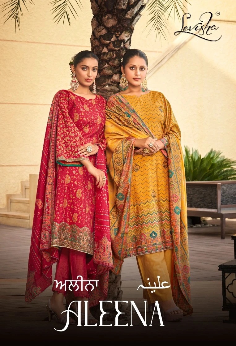 Levisha Aleena Masleen Designer Printed Dress Material Collection