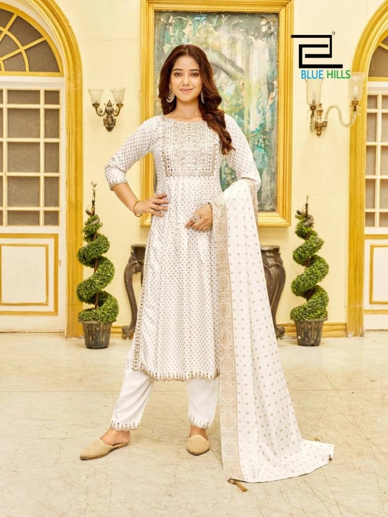 Blue Hills Trend Capture 1001 -1005 Nayra Cut Kurti Wholesale Collection