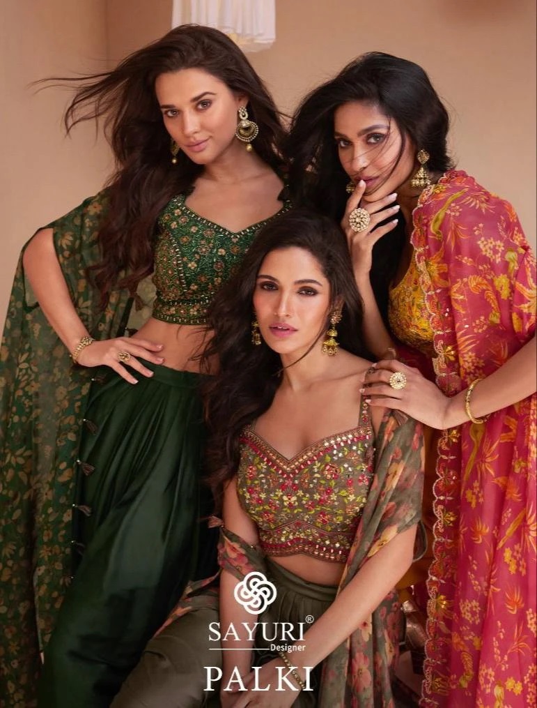 Sayuri Palki Designer Party Wear Indo Western Wear Collection