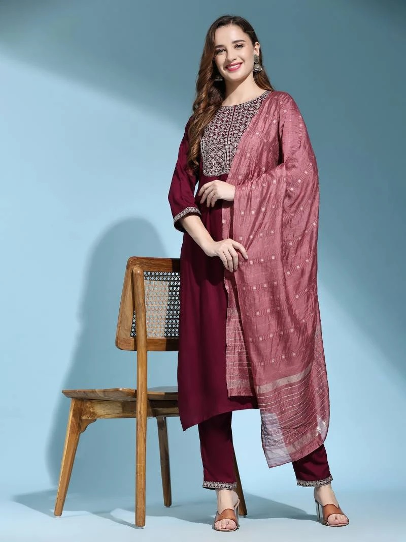 Dhruvi 84 Fancy Designer Kurti Pant With Dupatta Collection