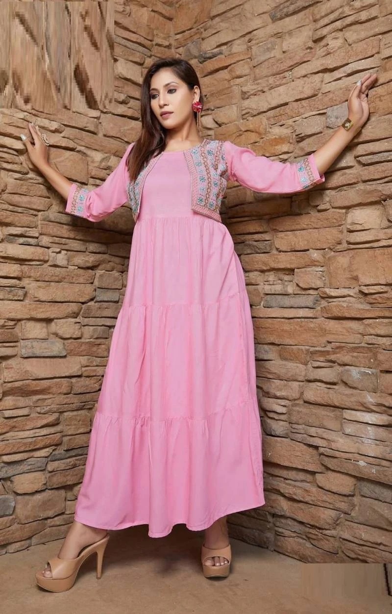 Golden Roshni Vol 2 Rayon Designer Long Gown Collection