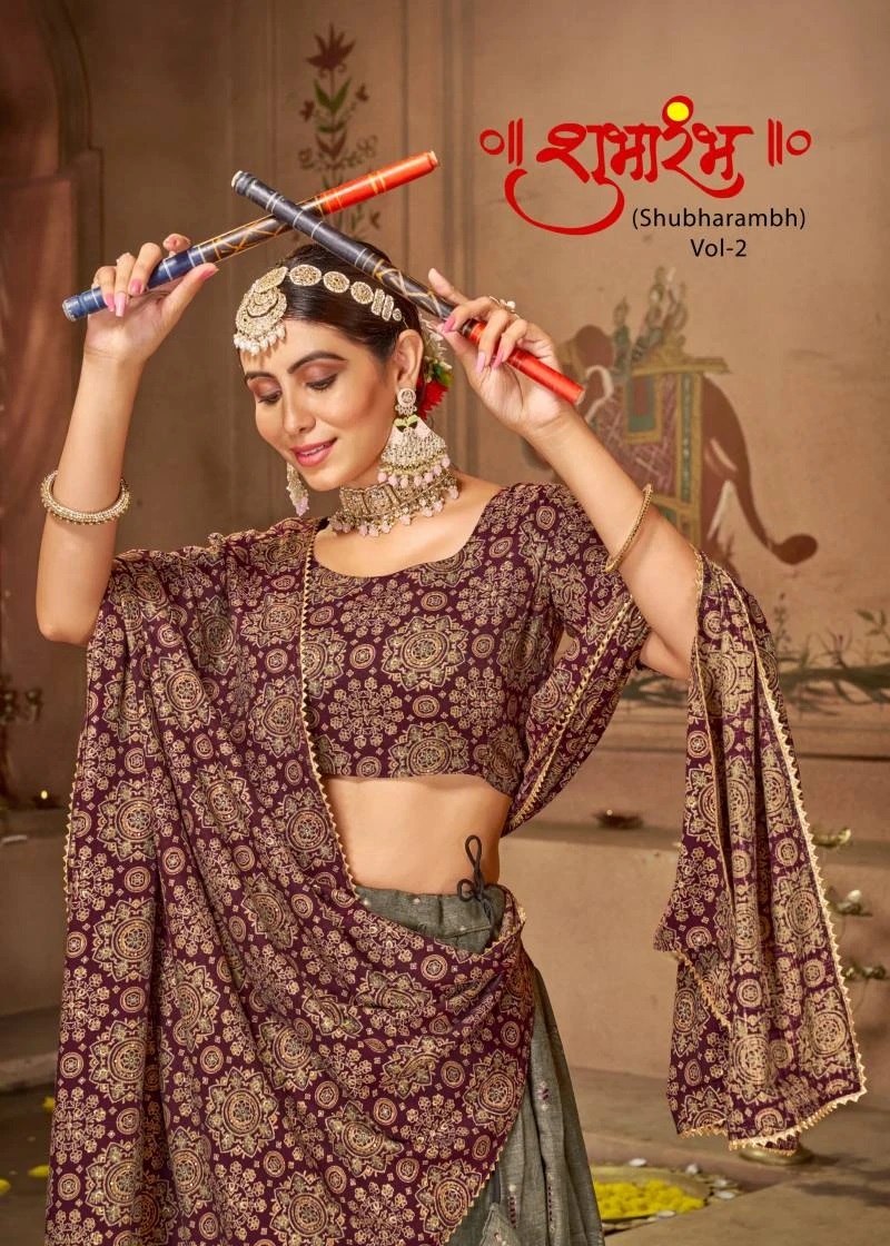 Shubharambh 2 Cotton Designer Lehenga Choli Collection