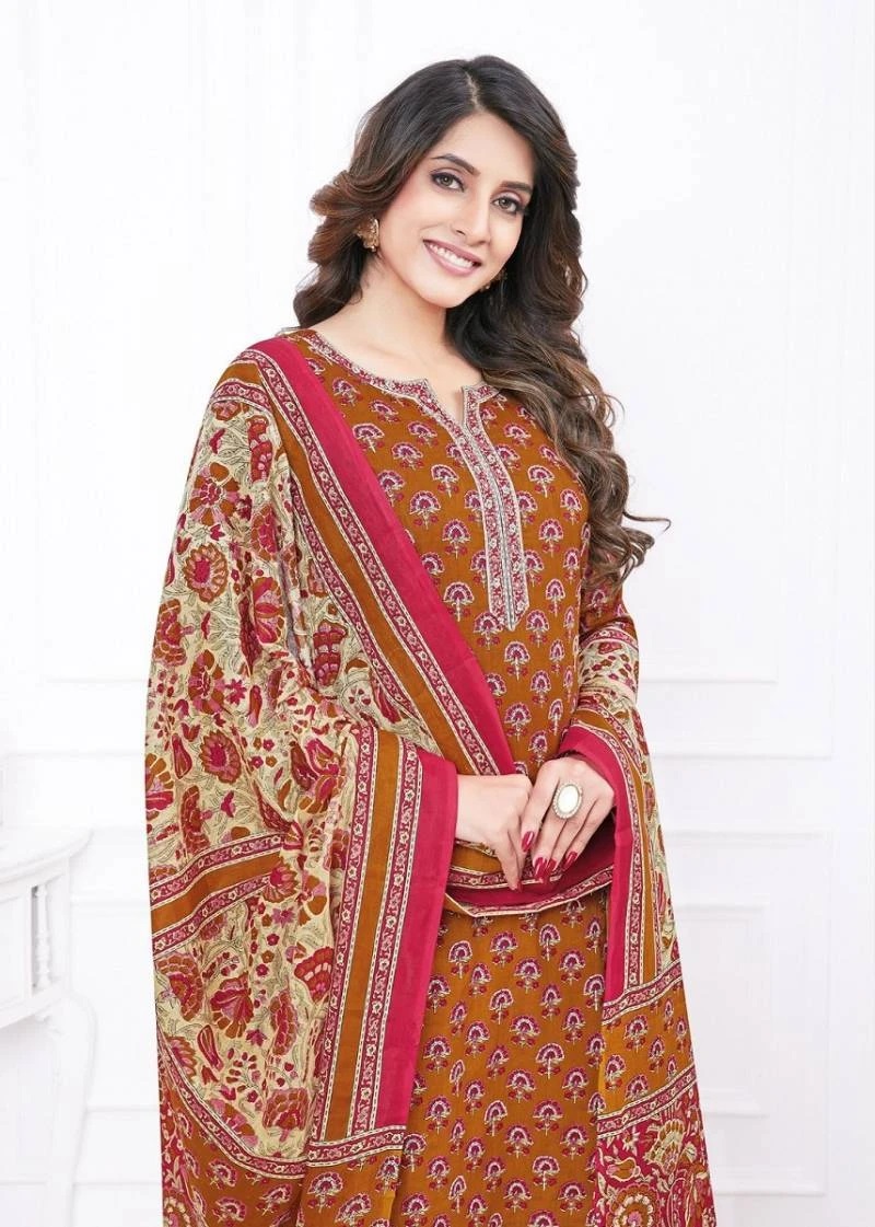 Aarvi Kalamkari Vol 1 Printed Cotton Ready Made Dress Collection