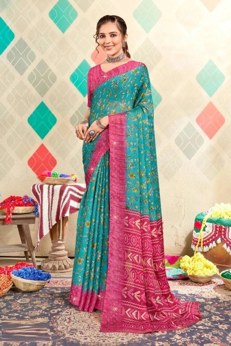 Saroj Jullie Vol 2 Designer Printed Saree Wholesale Shop