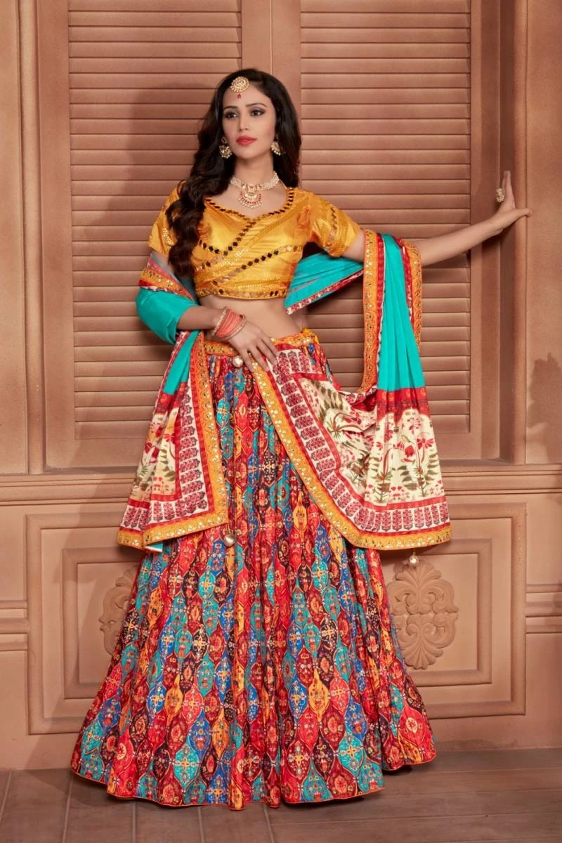 Amoha Trendz C1985 Printed Party Wear Lehenga Collection