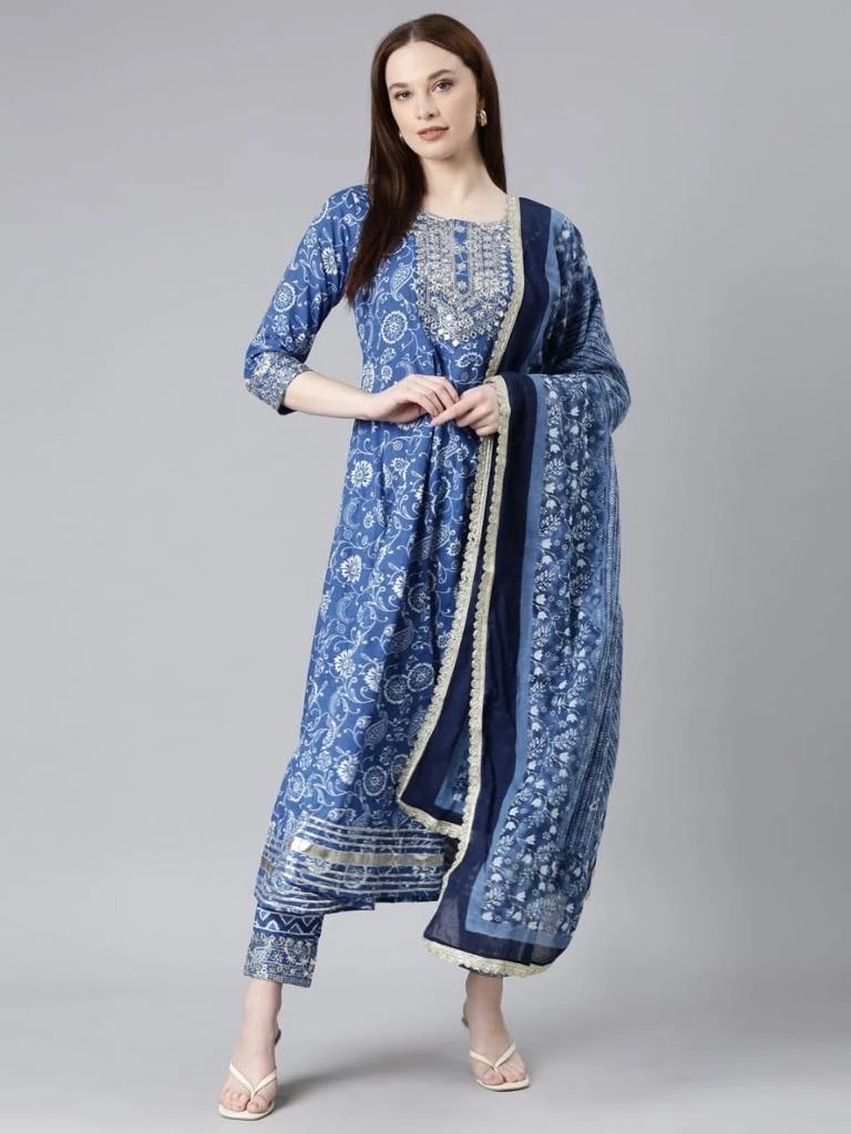 Ziyaa Vol 29 Anarkali Long Kurti Pant With Dupatta Collection