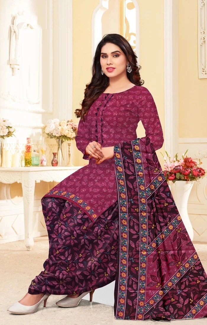 Ganeshji Muskan Vol 1 Patiyala Cotton Dress Material Collection