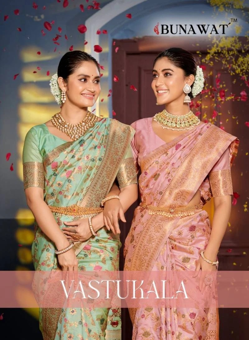 Bunawat Vastukala Silk Traditional Wear Saree Collection