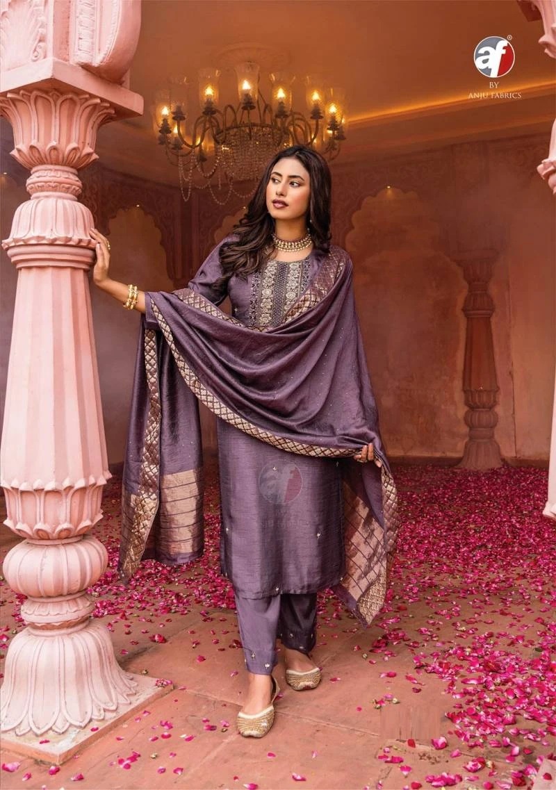 Af Ghunghat Vol 9 Festive Wear Kurti Pant With Dupatta Collection