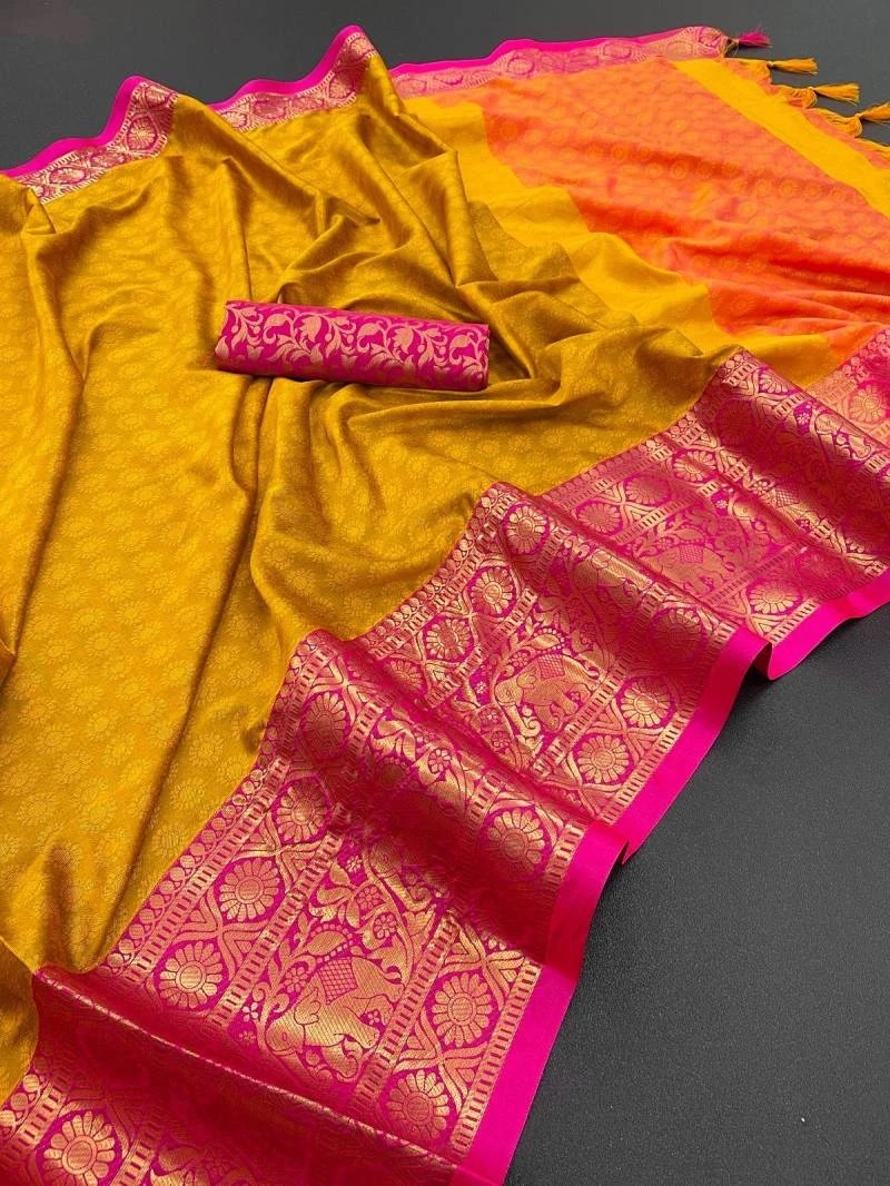 Aab Gajanand Mercerised Cotton Silk Saree Manufacturer In Surat
