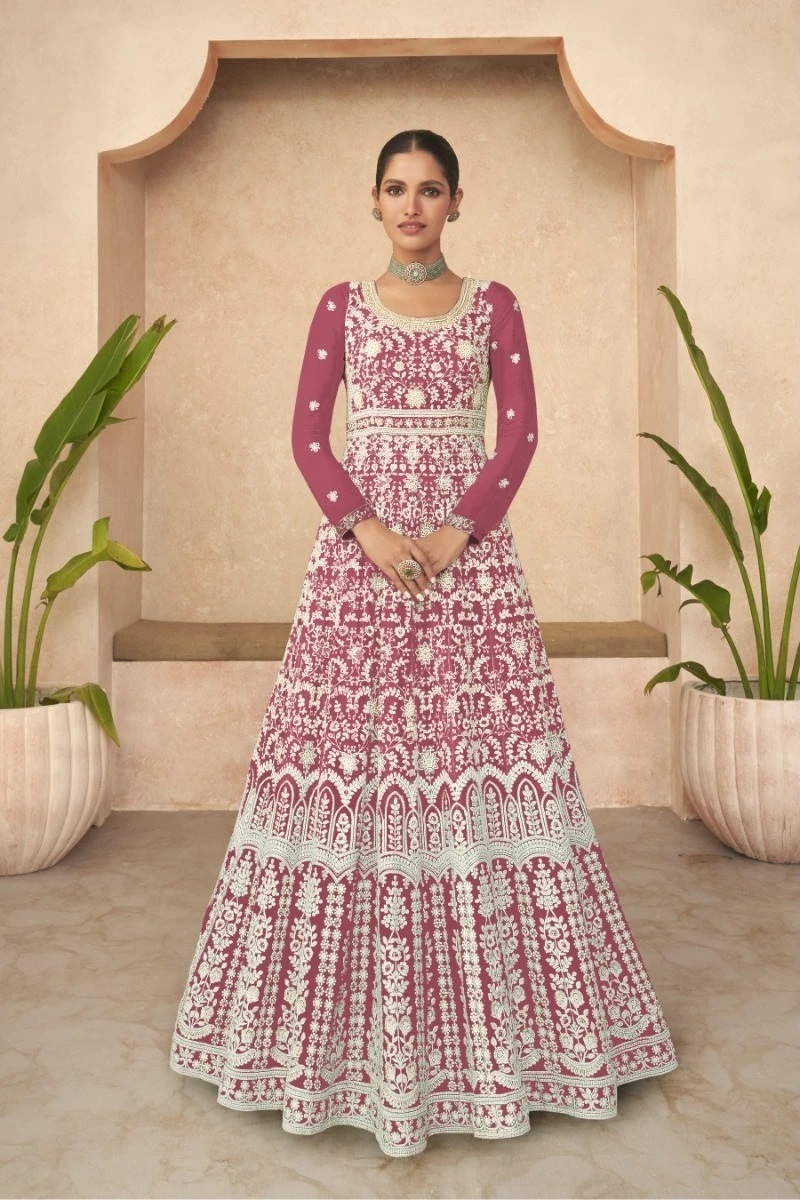 Master Colors 5238 A To D Heavy Embroidery Designer Gown Collection
