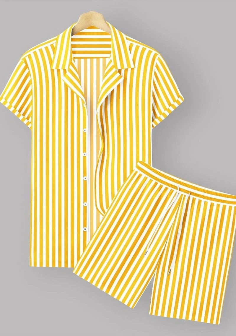 Digi Vol 4 Printed Stylish Shirt And Shorts Mens Collection