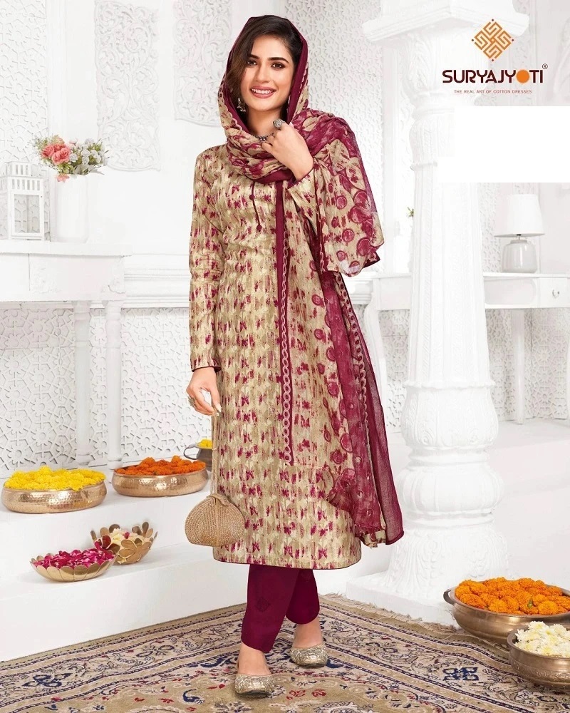 Trendy Cotton Vol 58 By Suryajyoti Cotton Dress Material Collection