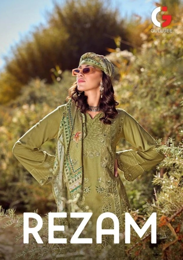 Gull Jee Rezam Designer Pashmina Dress Material Collection