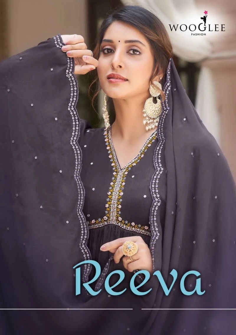 Wooglee Reeva Festive Wear Kurti Pant With Dupatta Collection