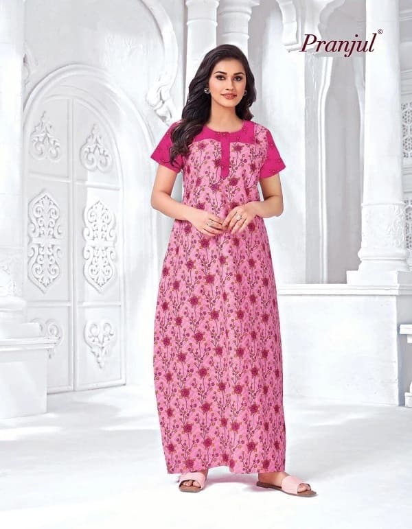 Pranjul Pragati Nighties Vol 6 Cotton Nighties For Women