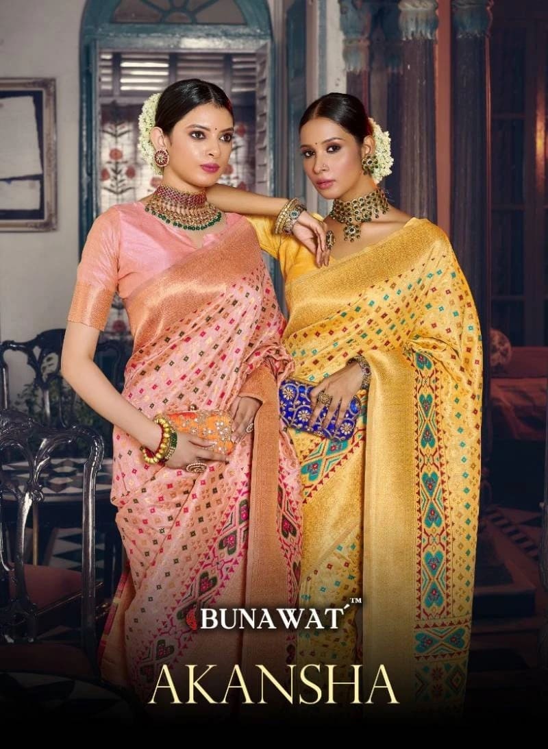 Bunawat Akansha 2001 Latest Banarasi Silk Wholesale Sarees Online
