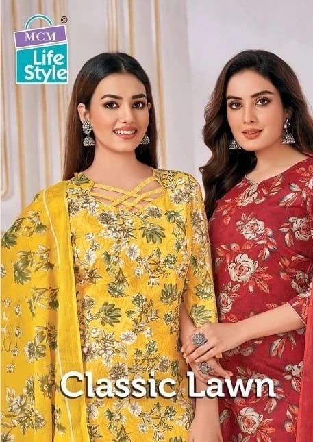 Mcm Classic Lawn Vol 1 Cotton Ready Made Dress Collection