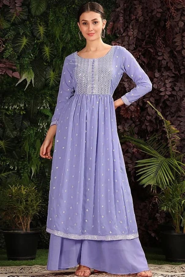 Kf Yanaya 004 A To D Georgette Designer Salwar Kameez Collection