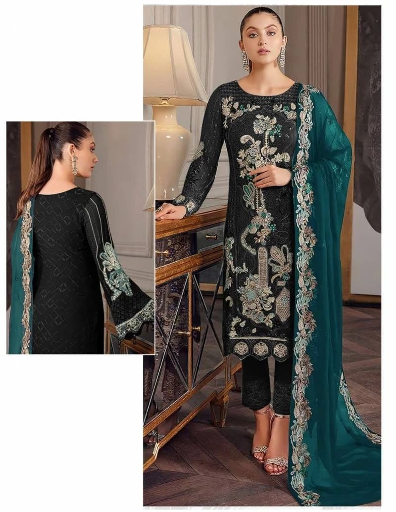 Alk Khushbu 5028 A To D Pakistani Salwar Kameez Collection