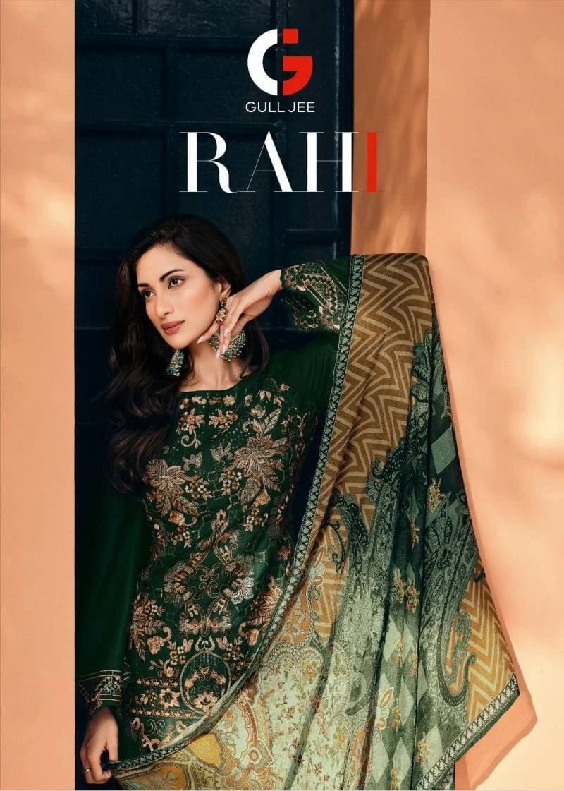 Gull Jee Rahi Designer Pashmina Dress Marerial Collection