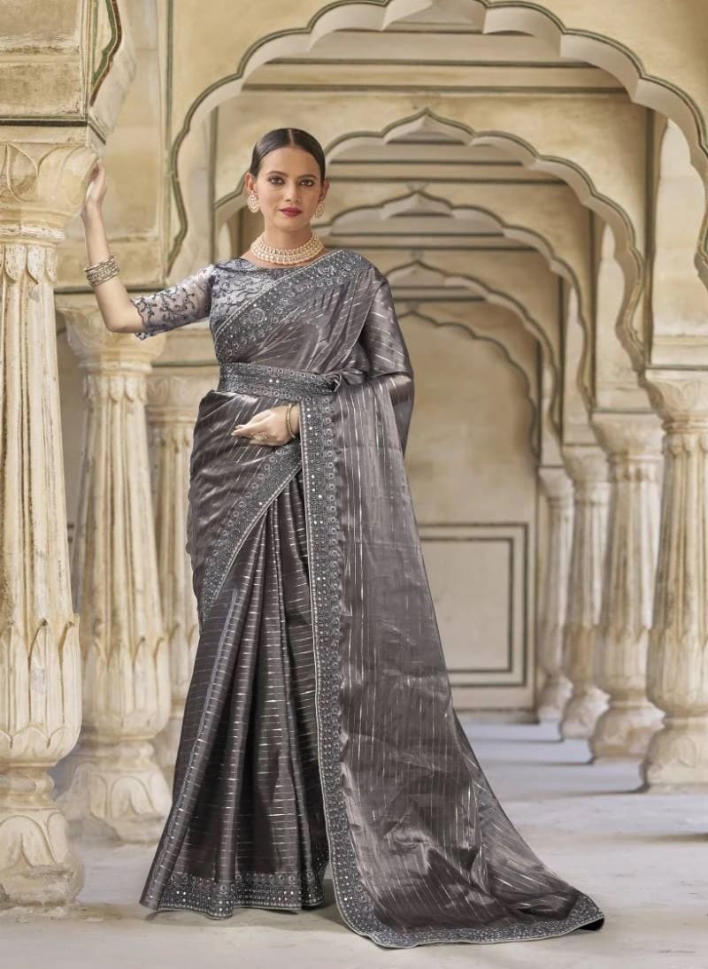 Kalista Cindrella Gold 2 Designer Saree Wholesale Shop