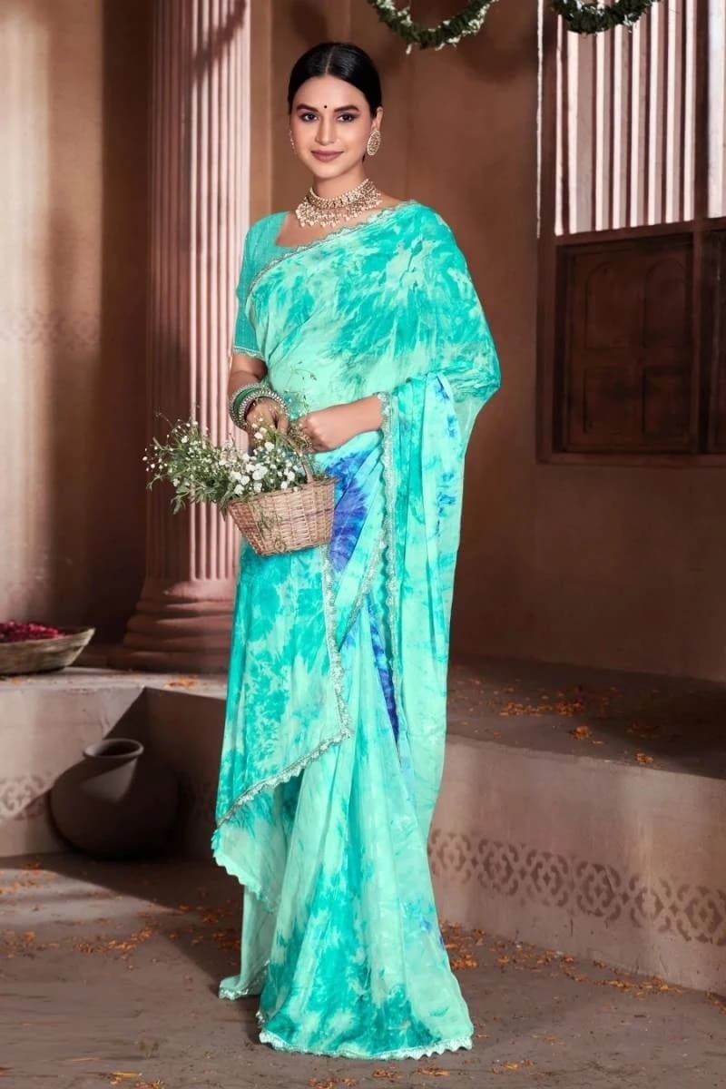 Saroj Kaanchi Bollywood Trading Chiffon Sarees Collection