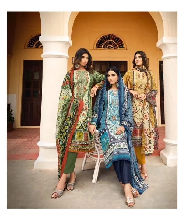 Belliza Naira Vol 21 Embroidery Cotton Designer Dress Material