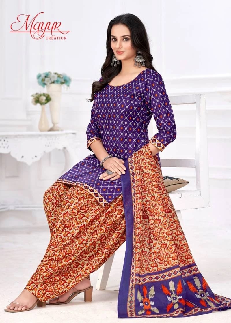 Mayur Ikkat Special Vol 16 Wholesale Cotton Daily Wear Dress Material