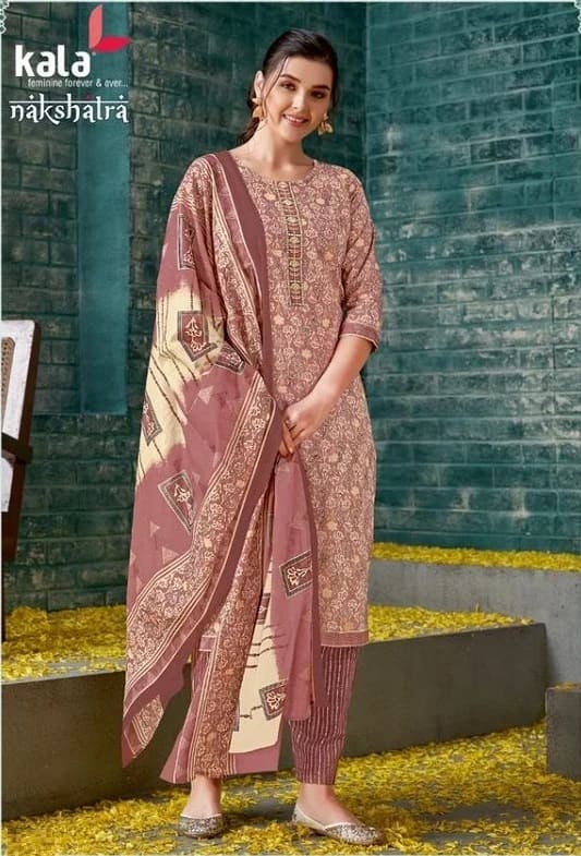 Kala Nakshatra Vol 1 Cotton Readymade Kurti Pant With Dupatta Full Set Collection