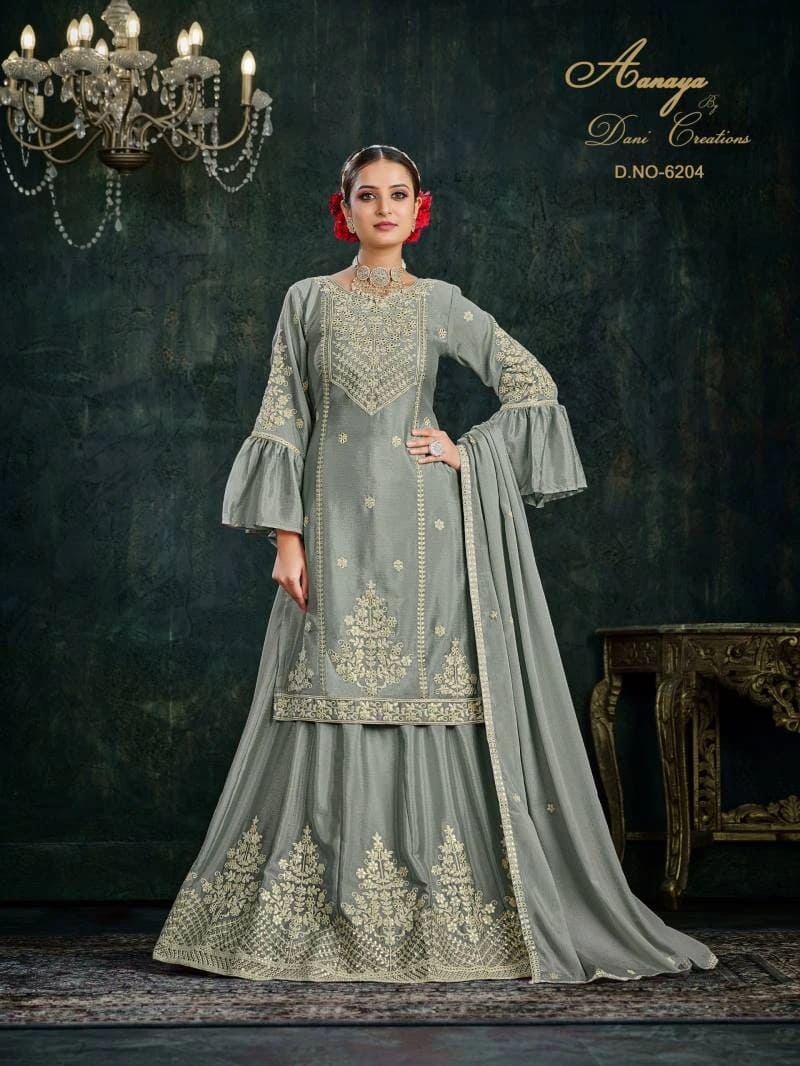 Aanaya 6200 Series Embroidery Work Salwar Suit Collection