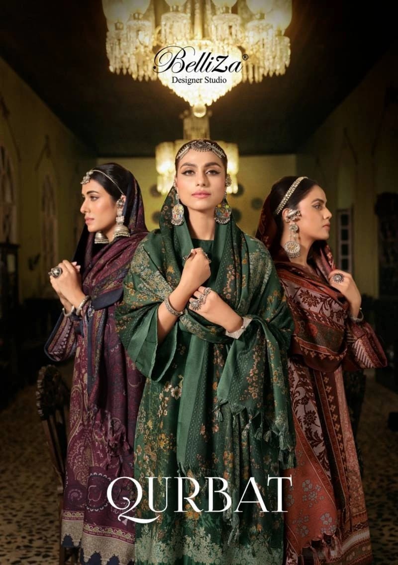 Belliza Qurbat Winter Alpine Designer Dress Material Collection